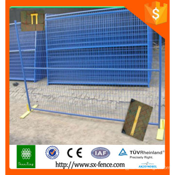 Hot dipped galvanized removable portable temporary construction fence /panels hot sale